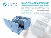 Quinta Studio QT72030 Ka-52/Ка-52М Engine with bay and cover, starboard (Dream Model/Quinta) 1/72